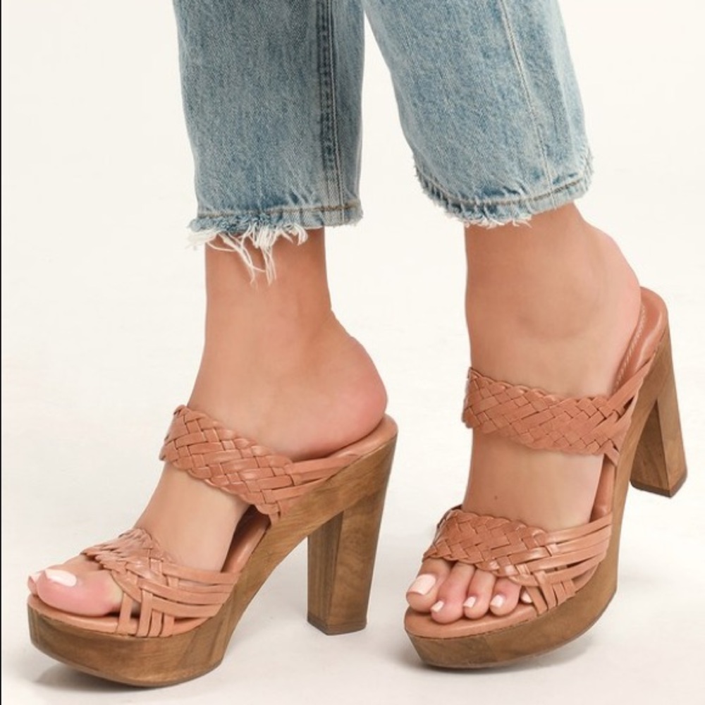 MATISSE SIXTIES WOVEN PLATFORM HEEL